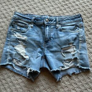Distressed American Eagle Jean shorts